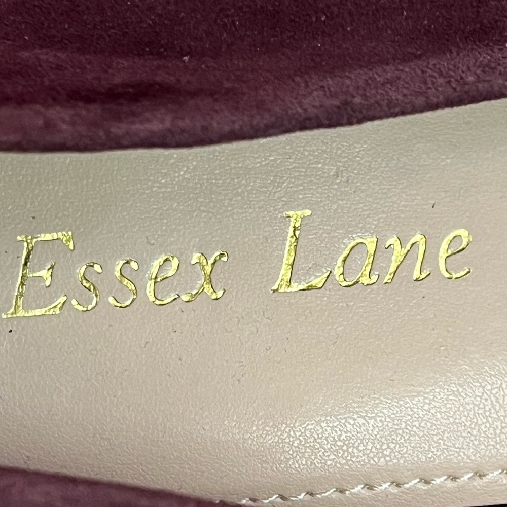 Essex Lane Maroon Flats, Size 8 - Picture 6 of 6